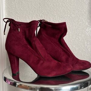 Unisa Chic Wine Heeled Boots
